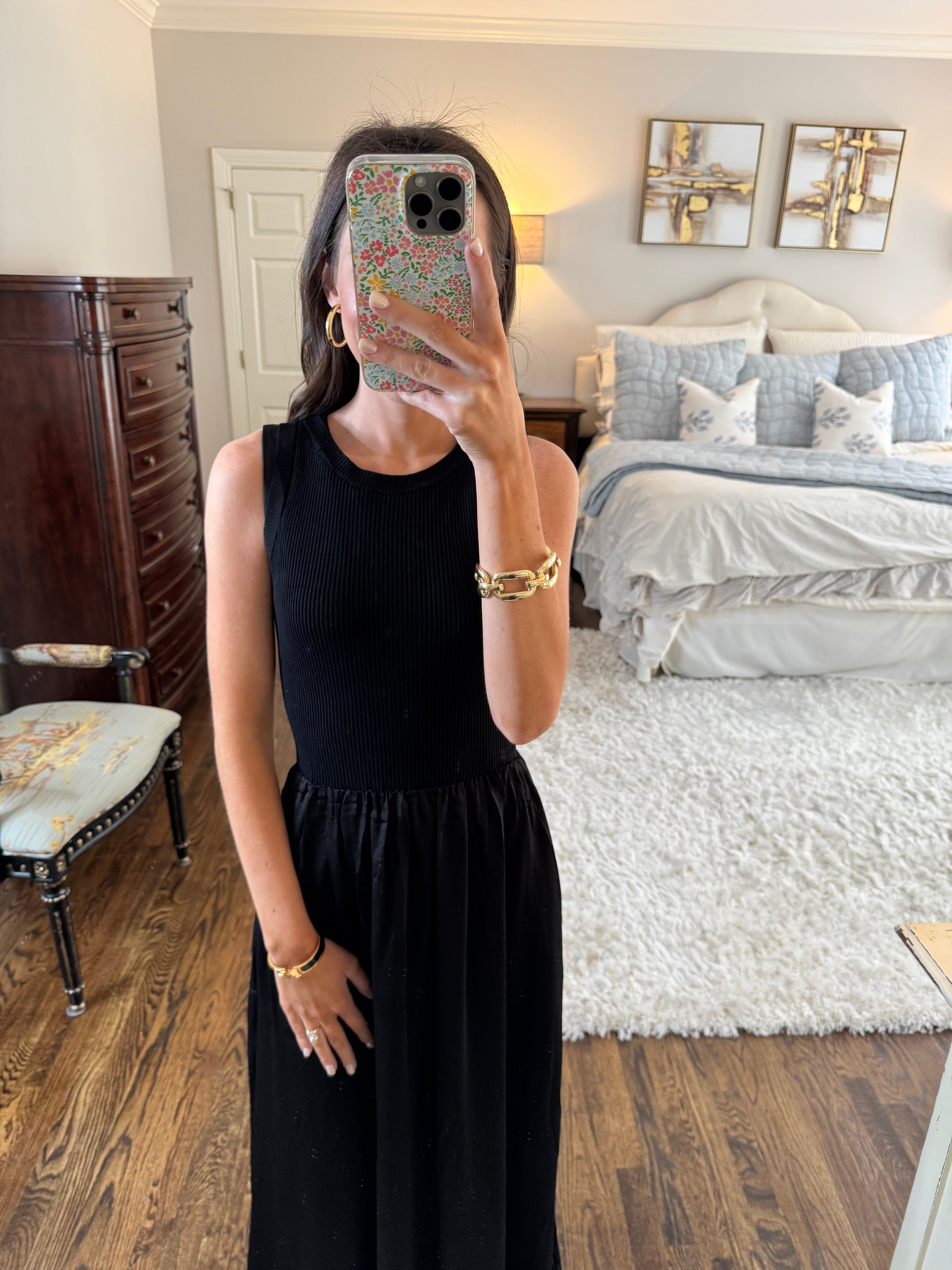 Black Sweater Maxi Dress