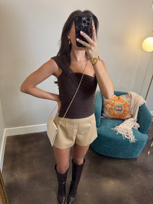 Lauren Mocha Top