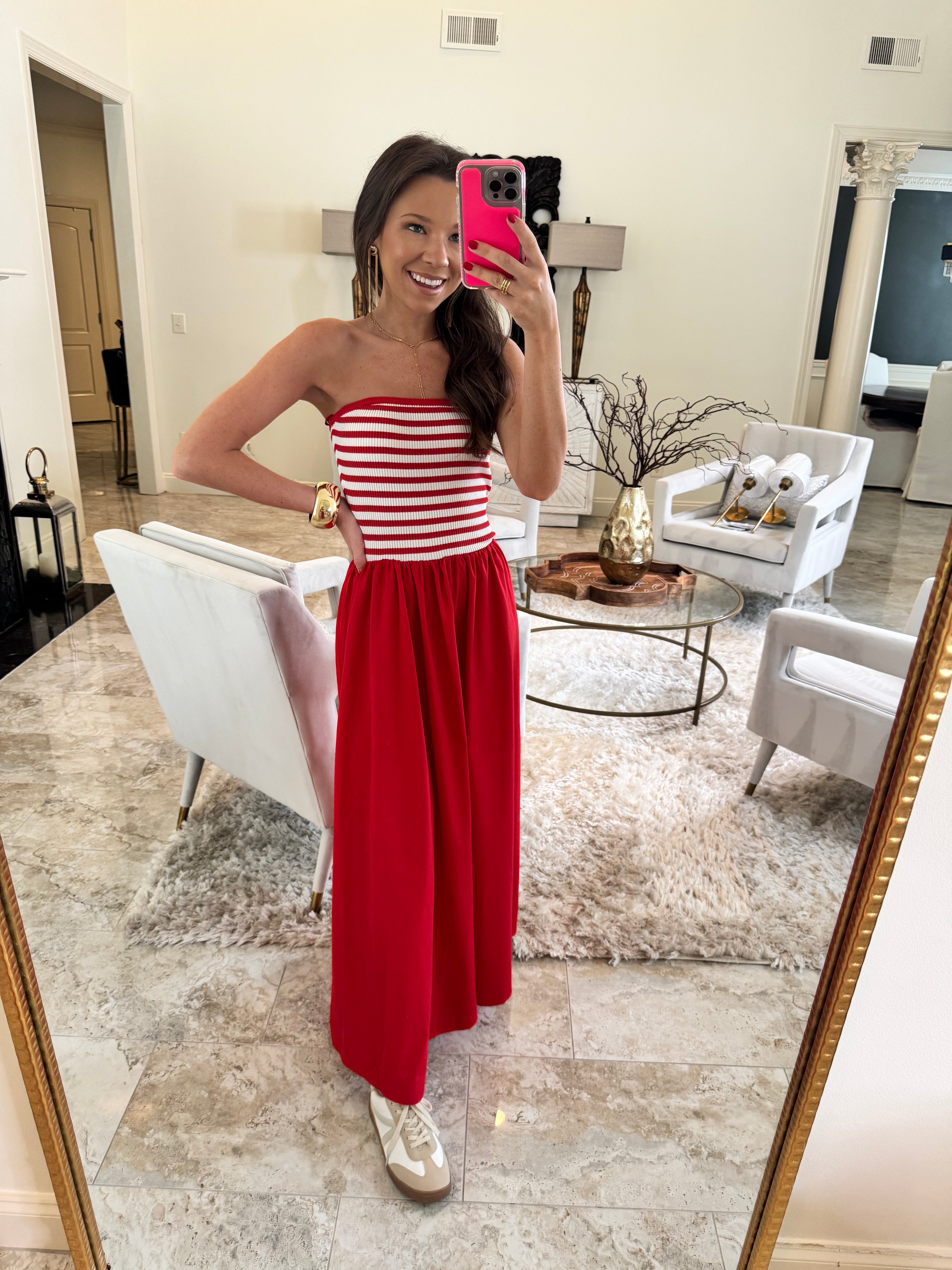 Jamie Striped Maxi Dress