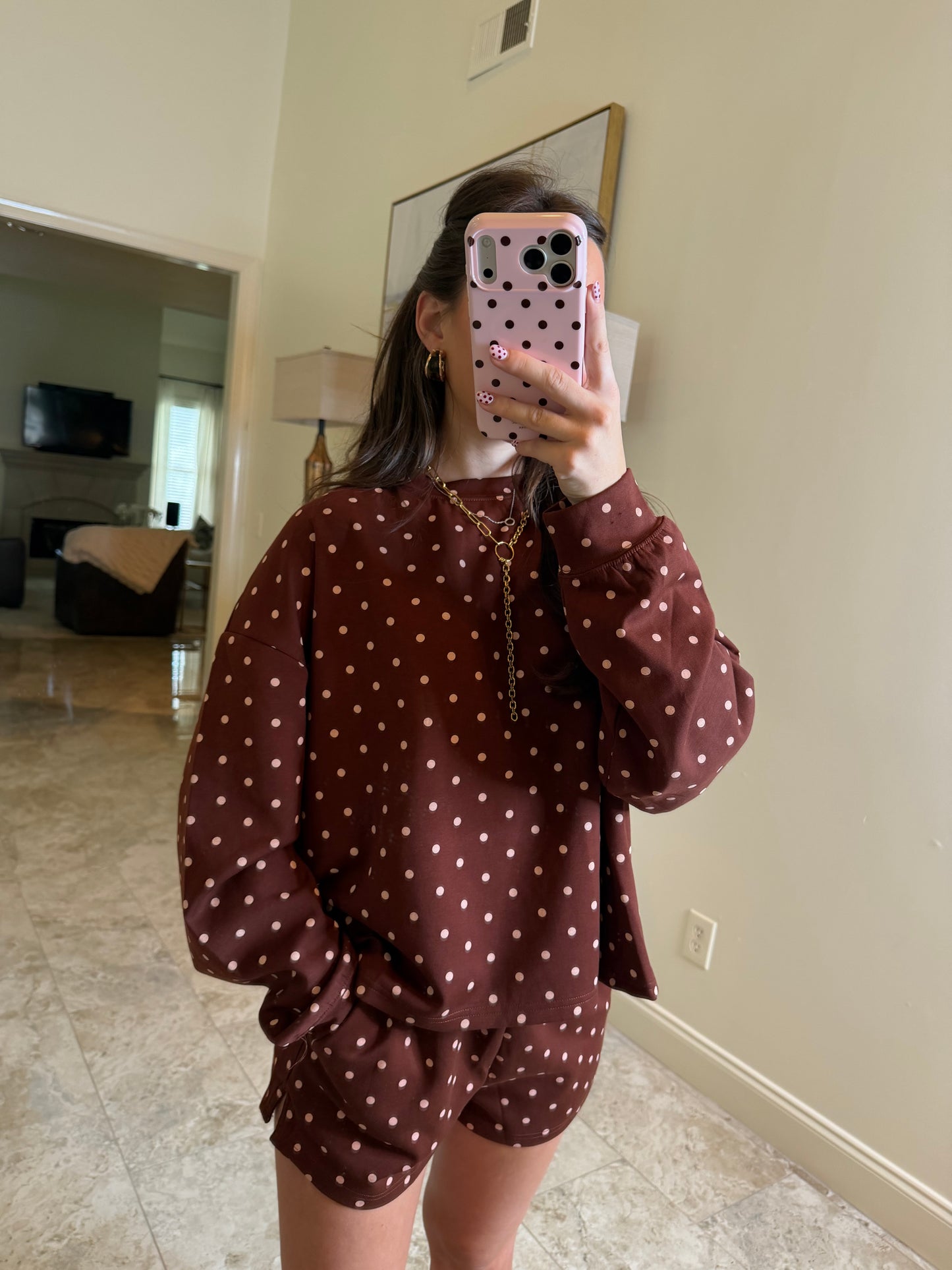 Polka dot set