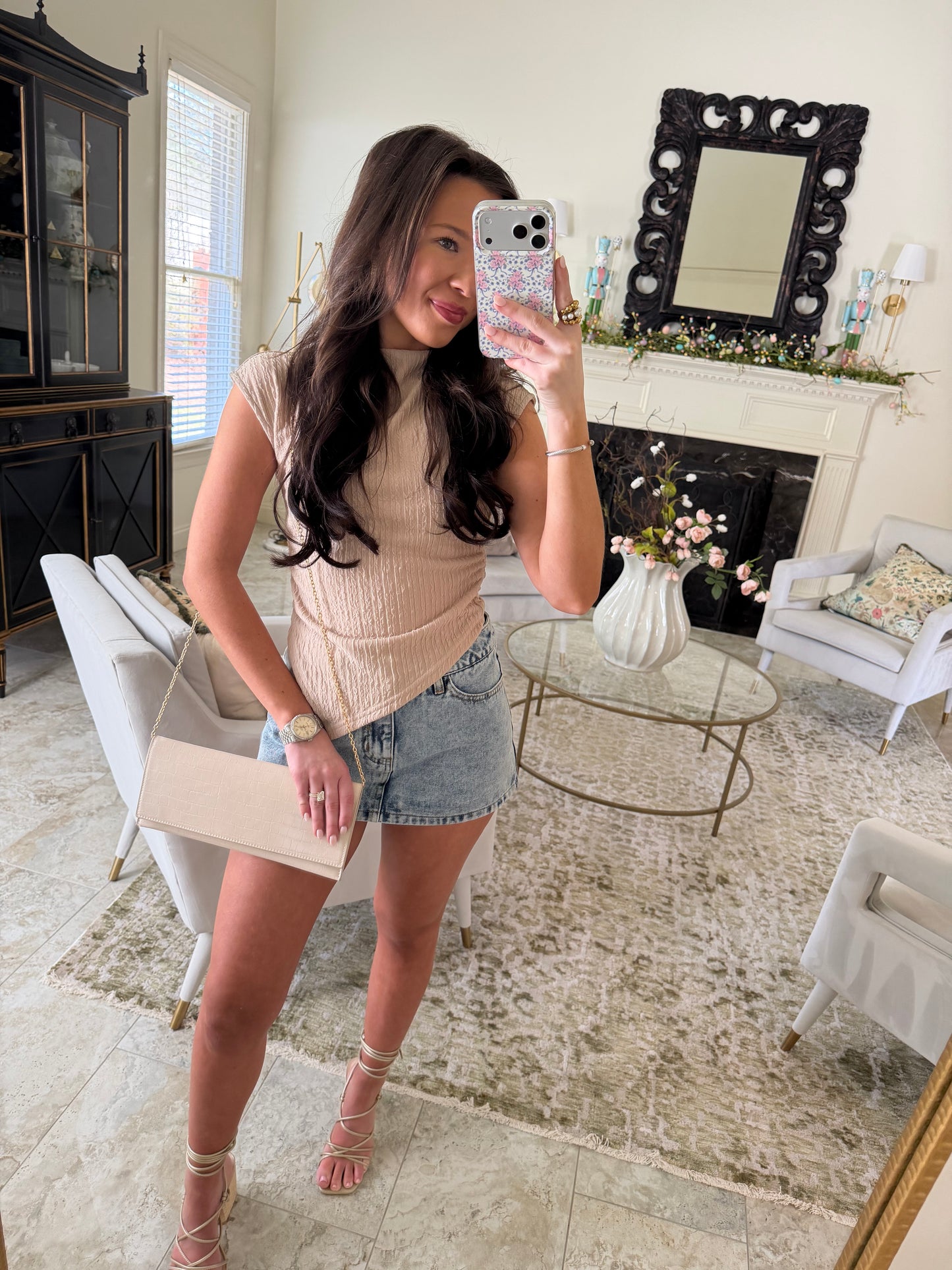 Tan Mandy Top