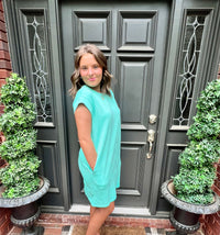 Green T-Shirt Dress