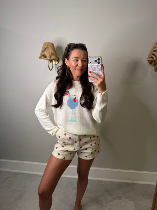 July American Flag Sweater