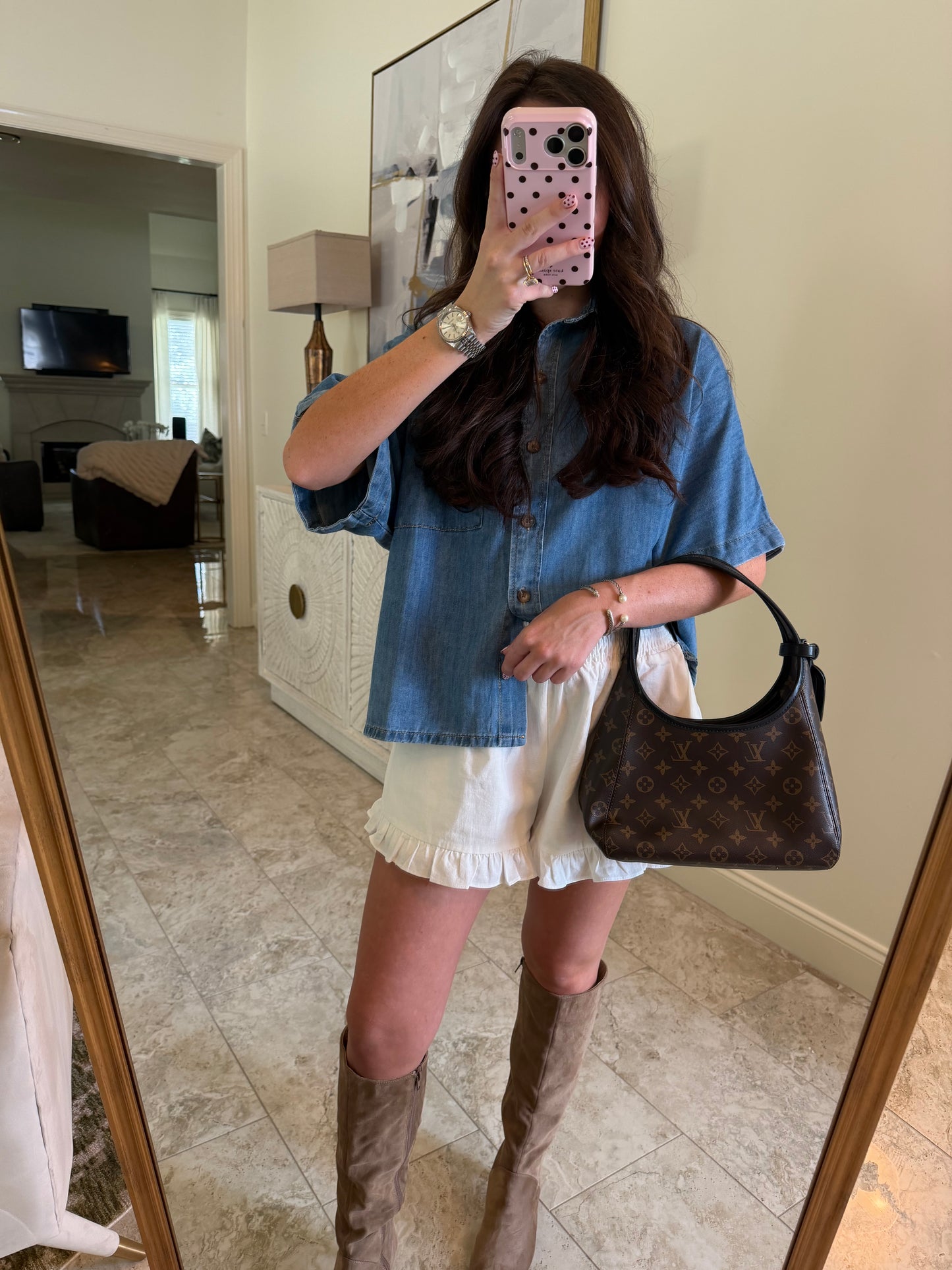 Denim Button Down