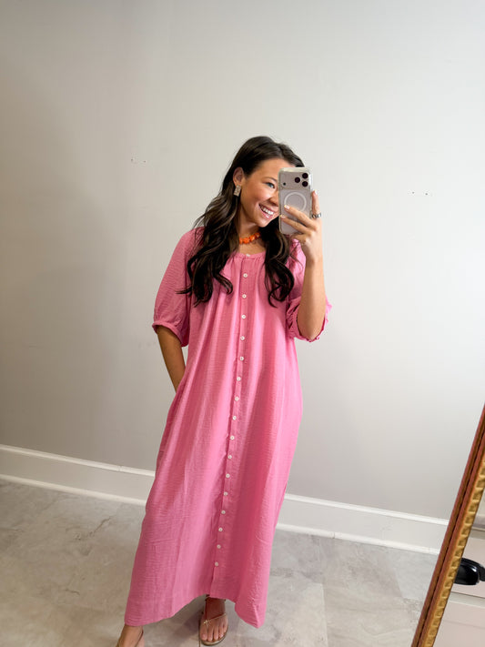 Pink Back to School Maxi