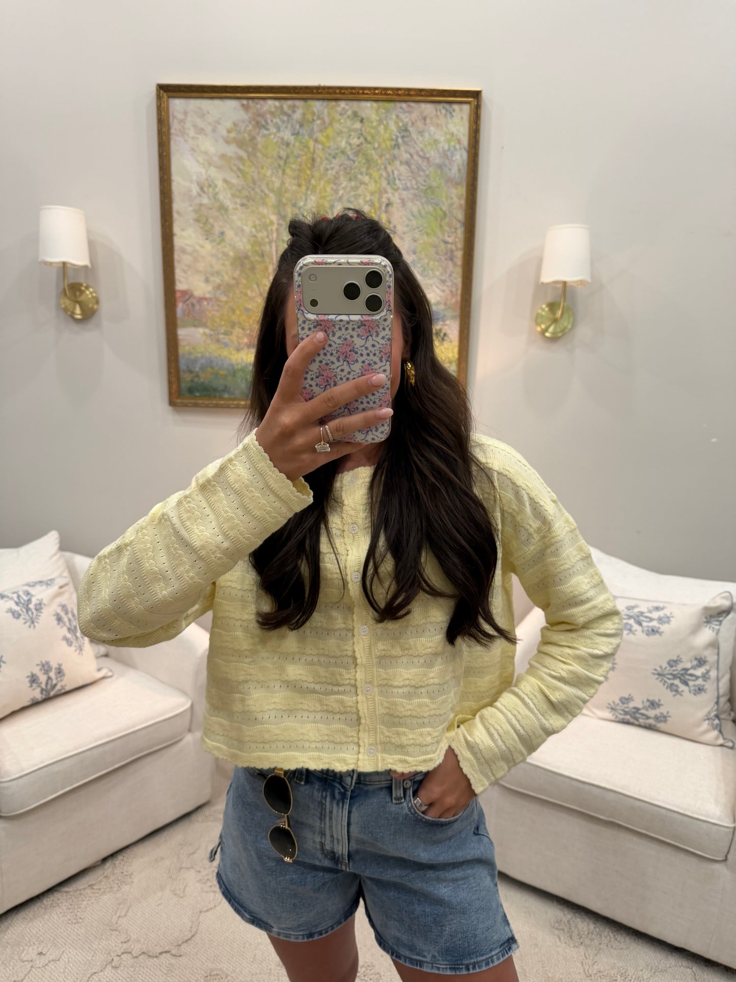 Butter Yellow Cardigan
