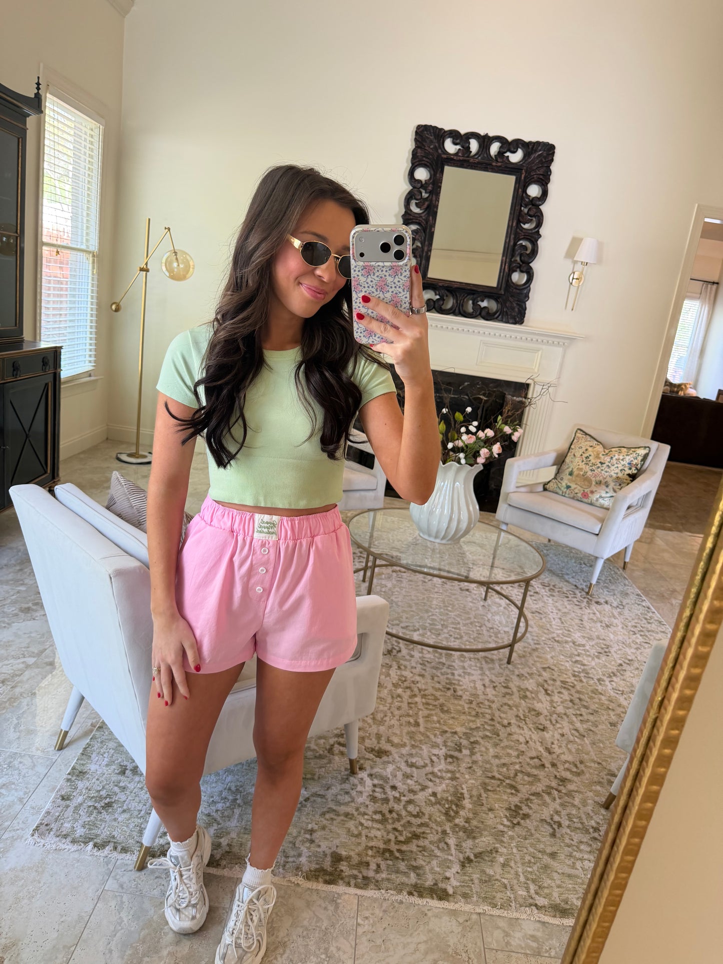 Pink Good Mood Included Shorts