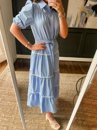 Blue Aubrey Maxi Dress (final sale)