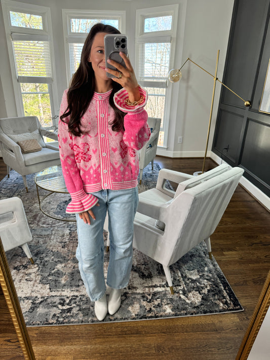 Valentines Sweater Cardigan
