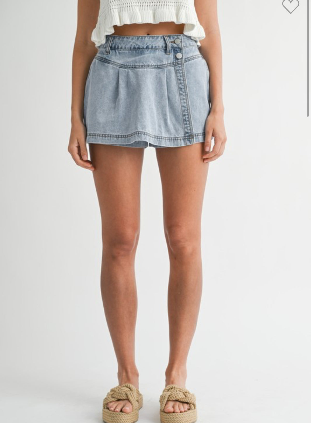 Justin Denim Skort