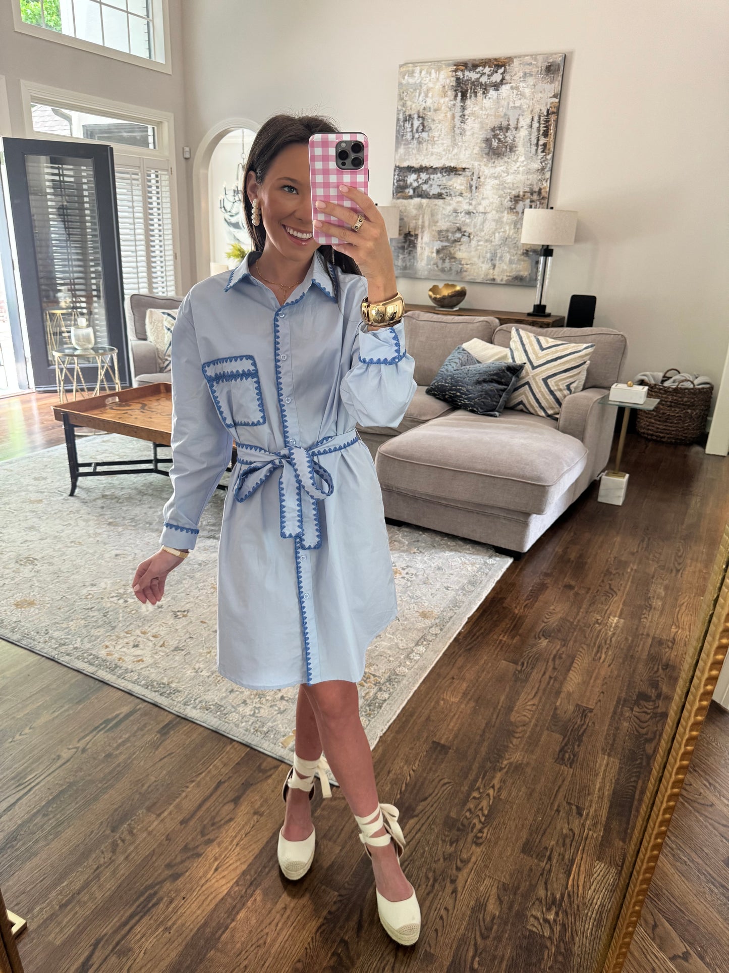 Blue Anna Dress
