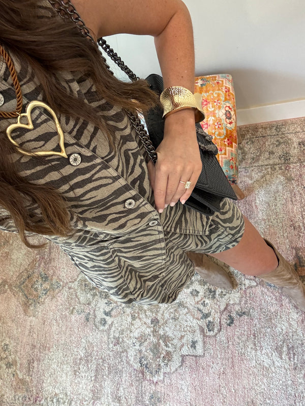 Zebra Short Set