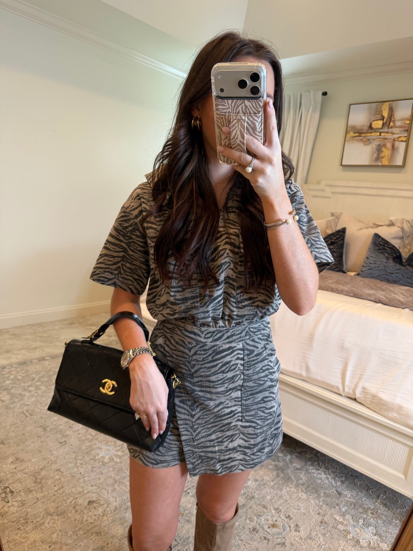 Zebra Romper