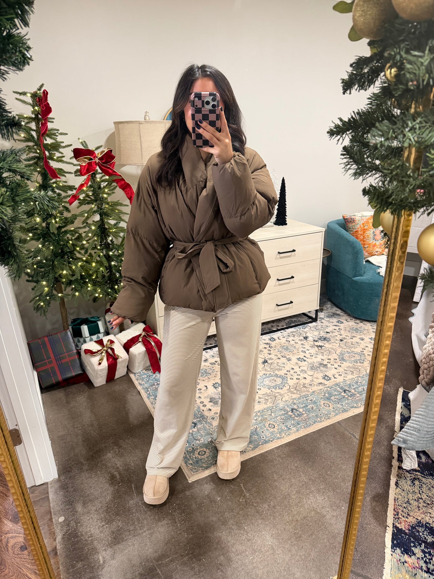 Brown Puffer Jacket