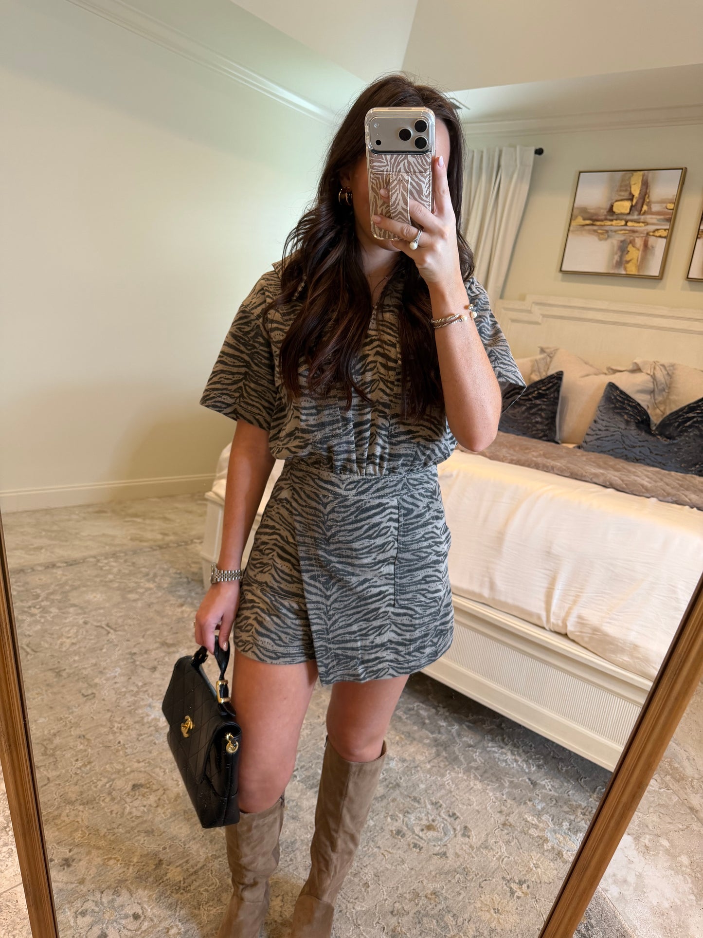 Zebra Romper