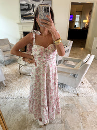 Rose Pink Tie Dress