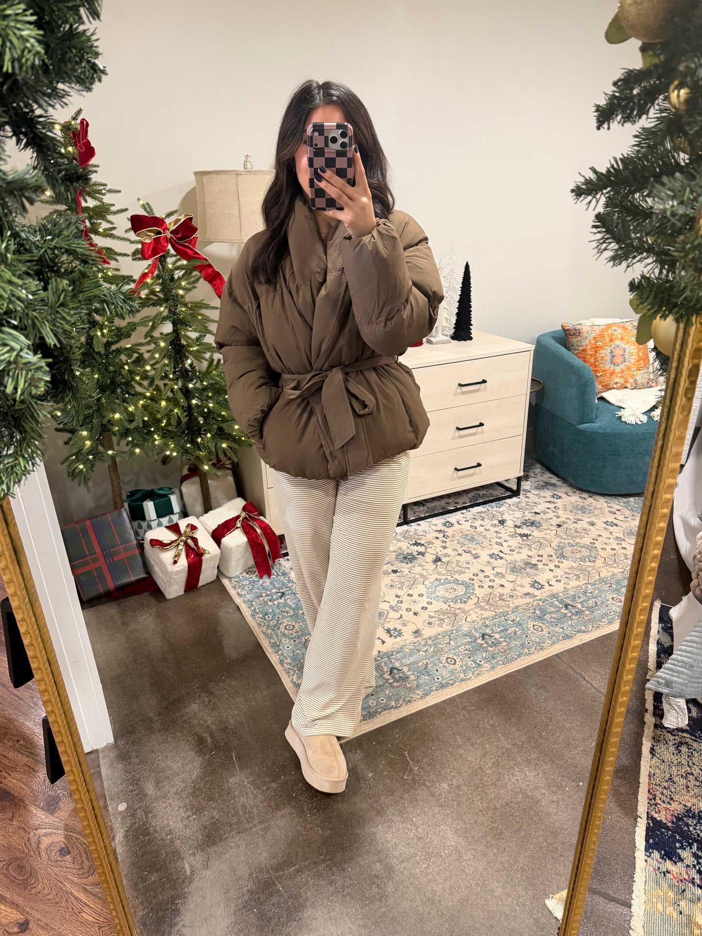 Brown Puffer Jacket