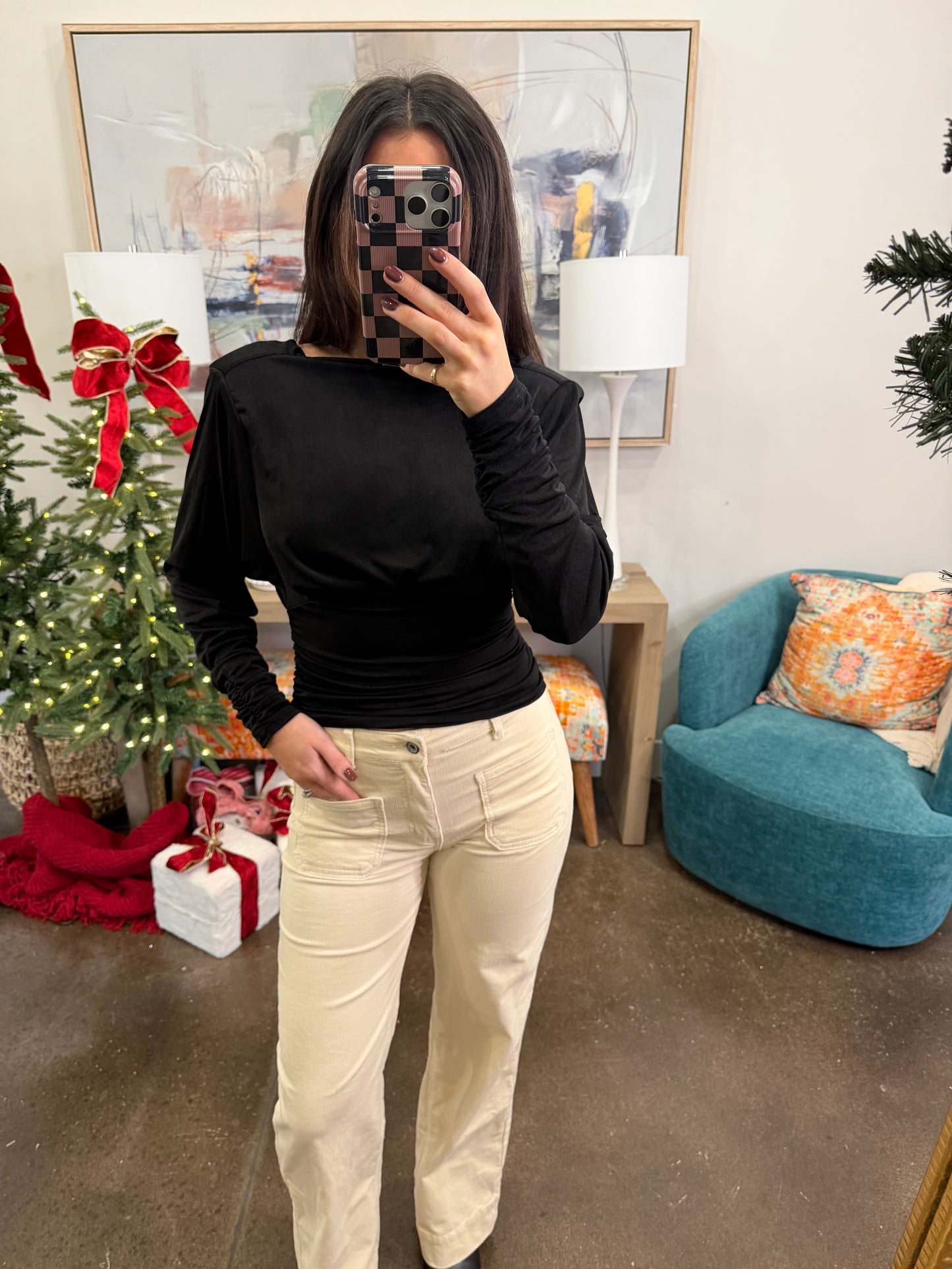 Black Mandy Top