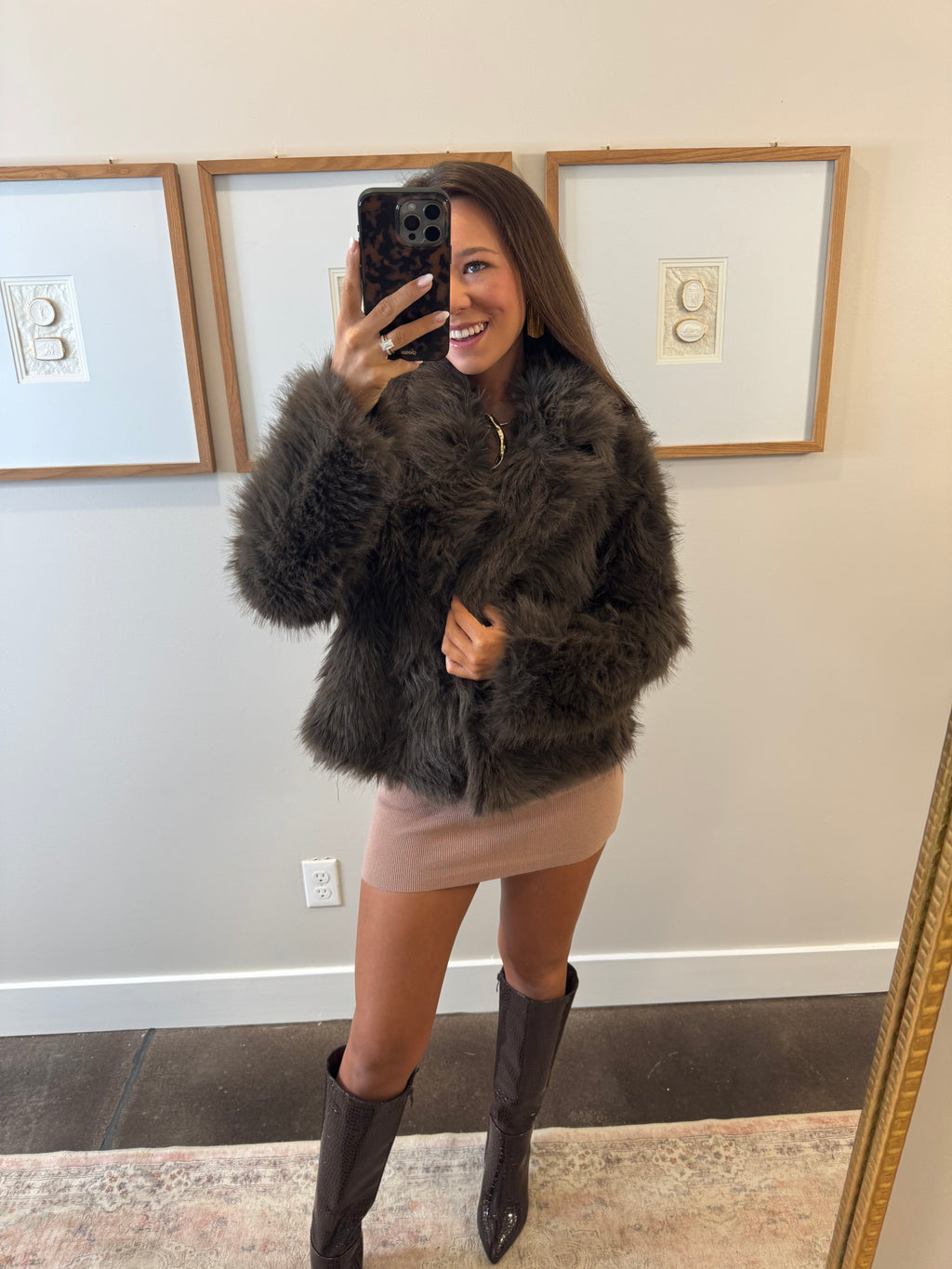 Chocolate Sherpa Jacket