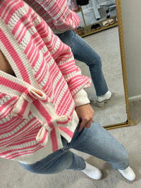 Pink Bow Cardigan