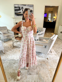 Rose Pink Tie Dress