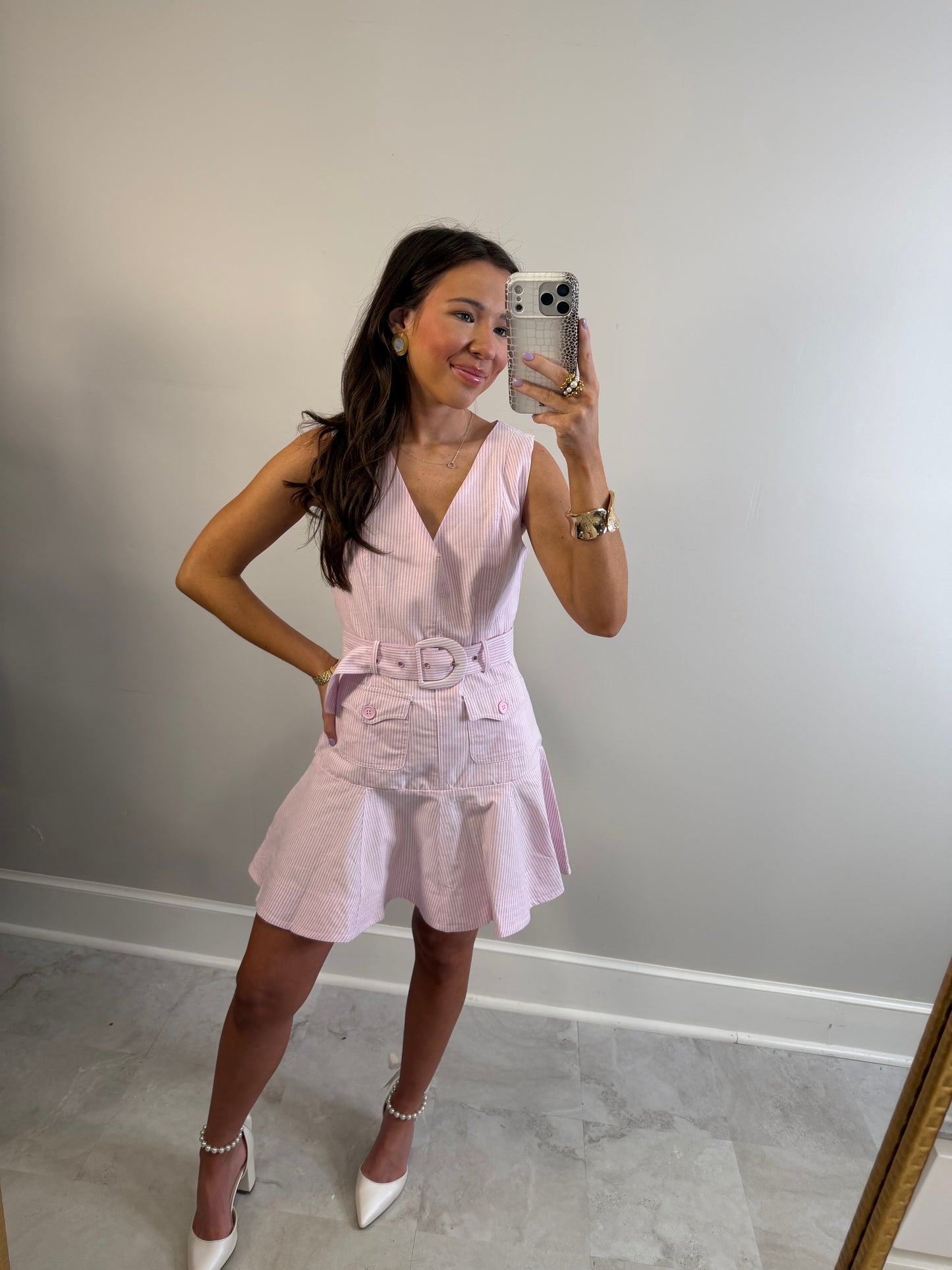 Pink Strip Dress