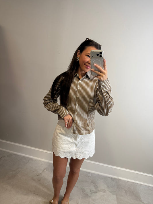 Eyelet Logan Skirt