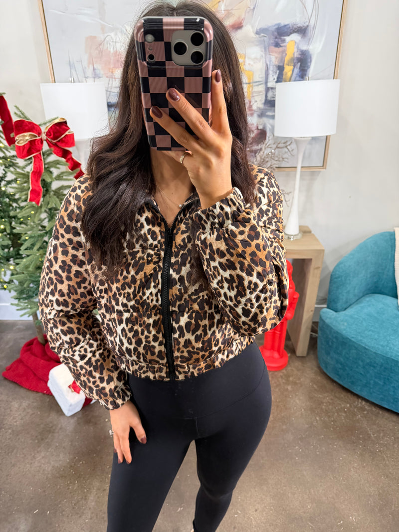 Cheetah Puffer Jacket