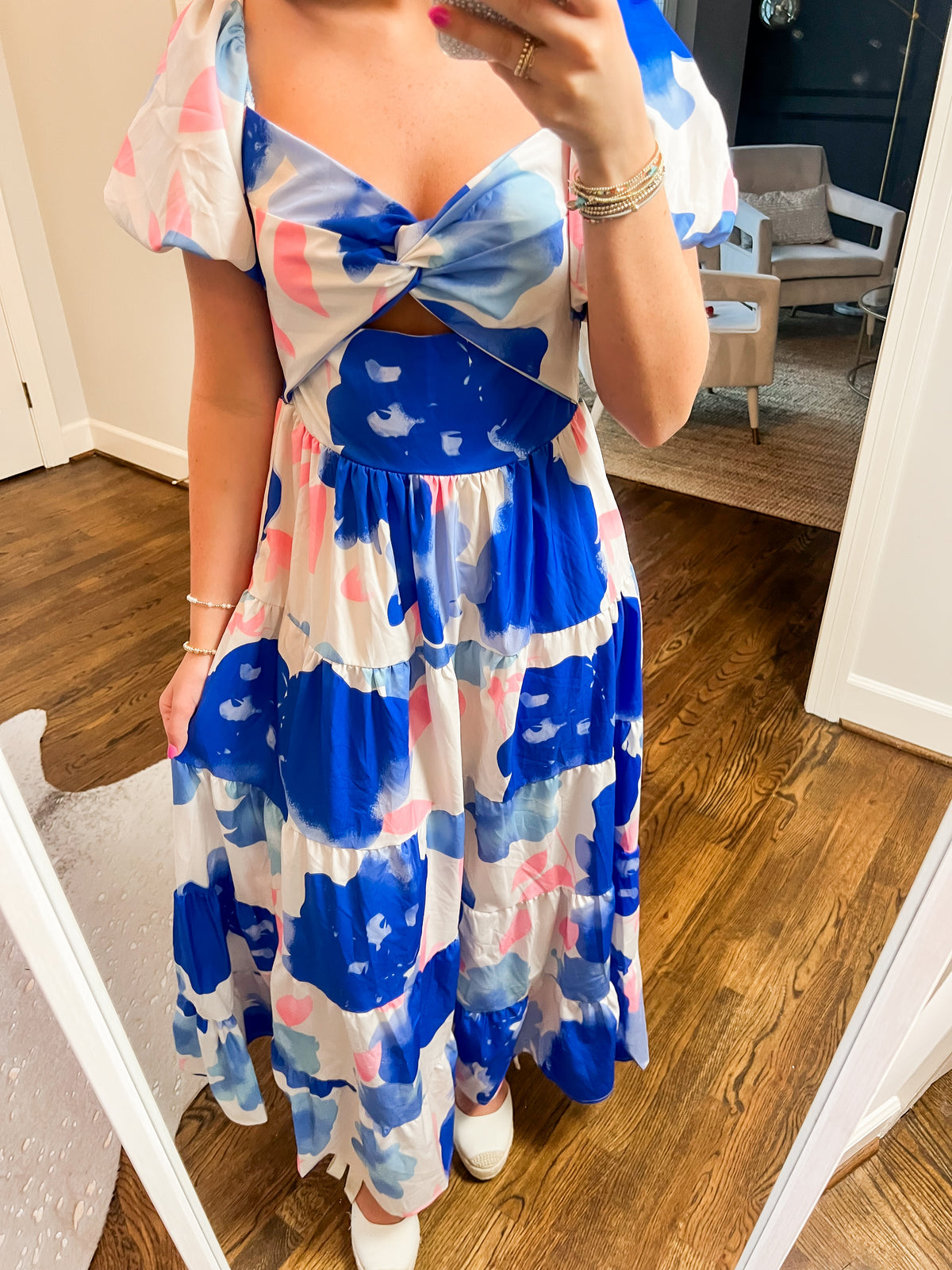 Ella Floral Bubble Maxi (Final Sale)