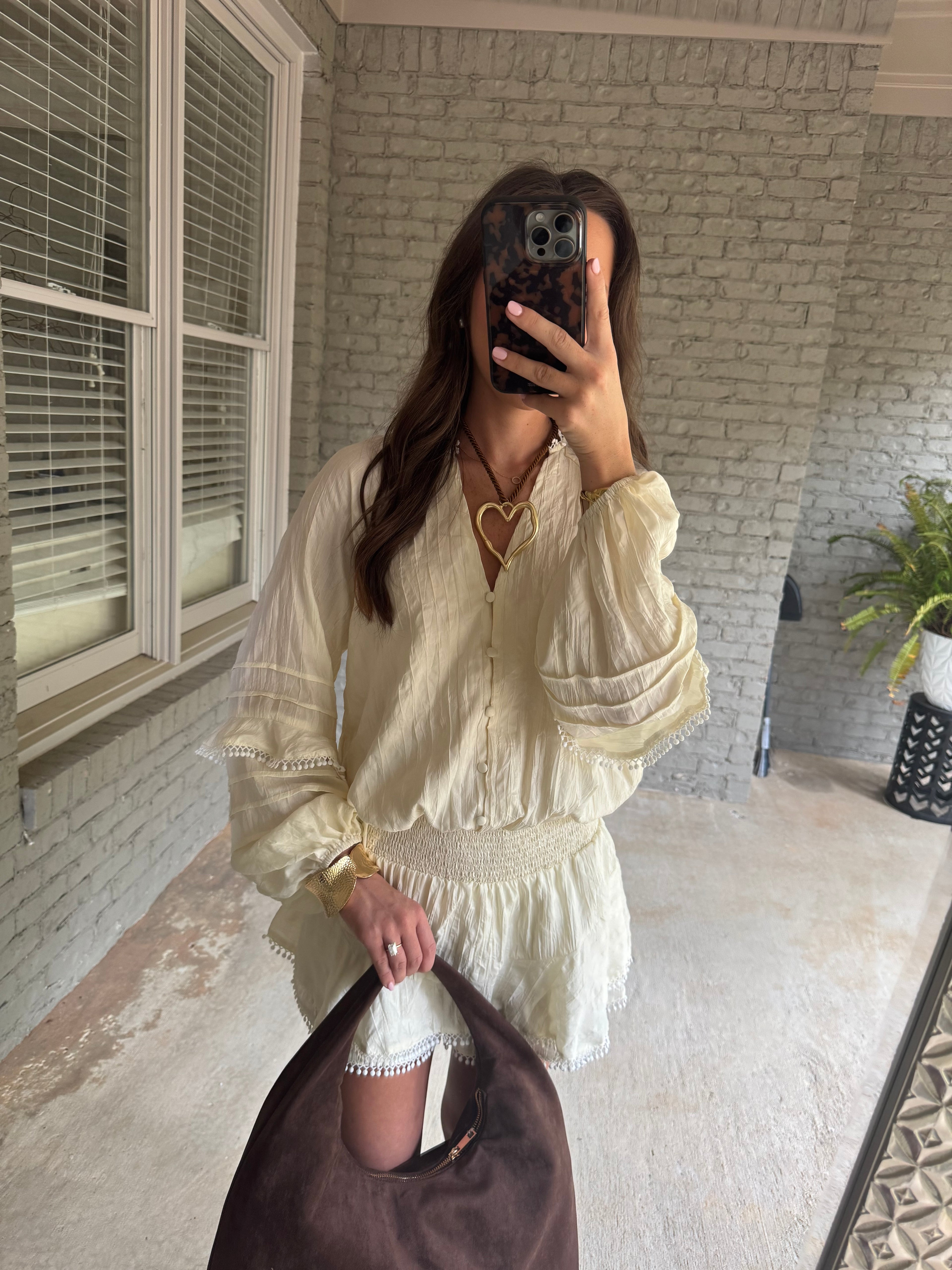 Savannah White Romper