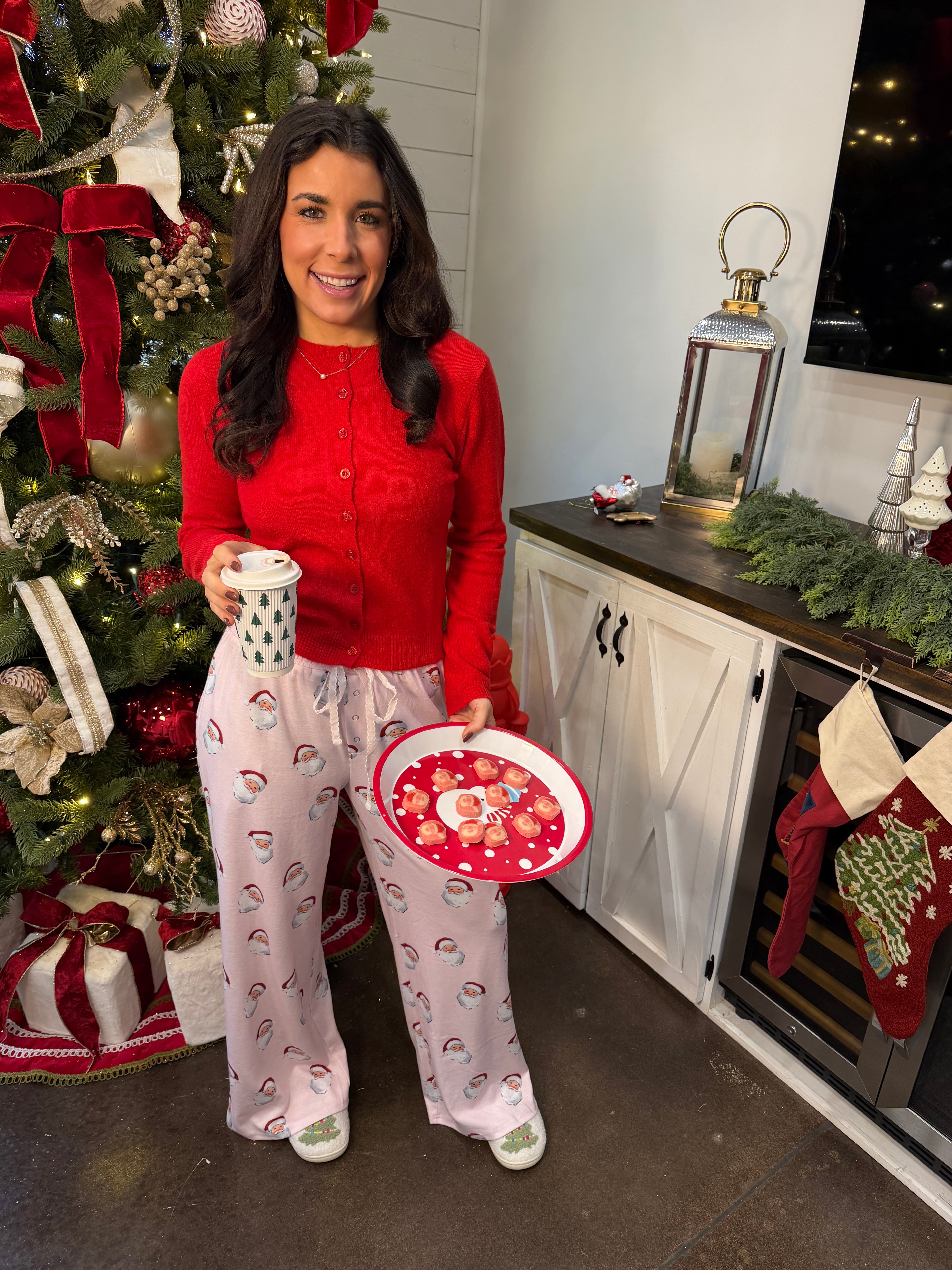 Pink Santa Pj Pants
