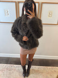 Chocolate Sherpa Jacket