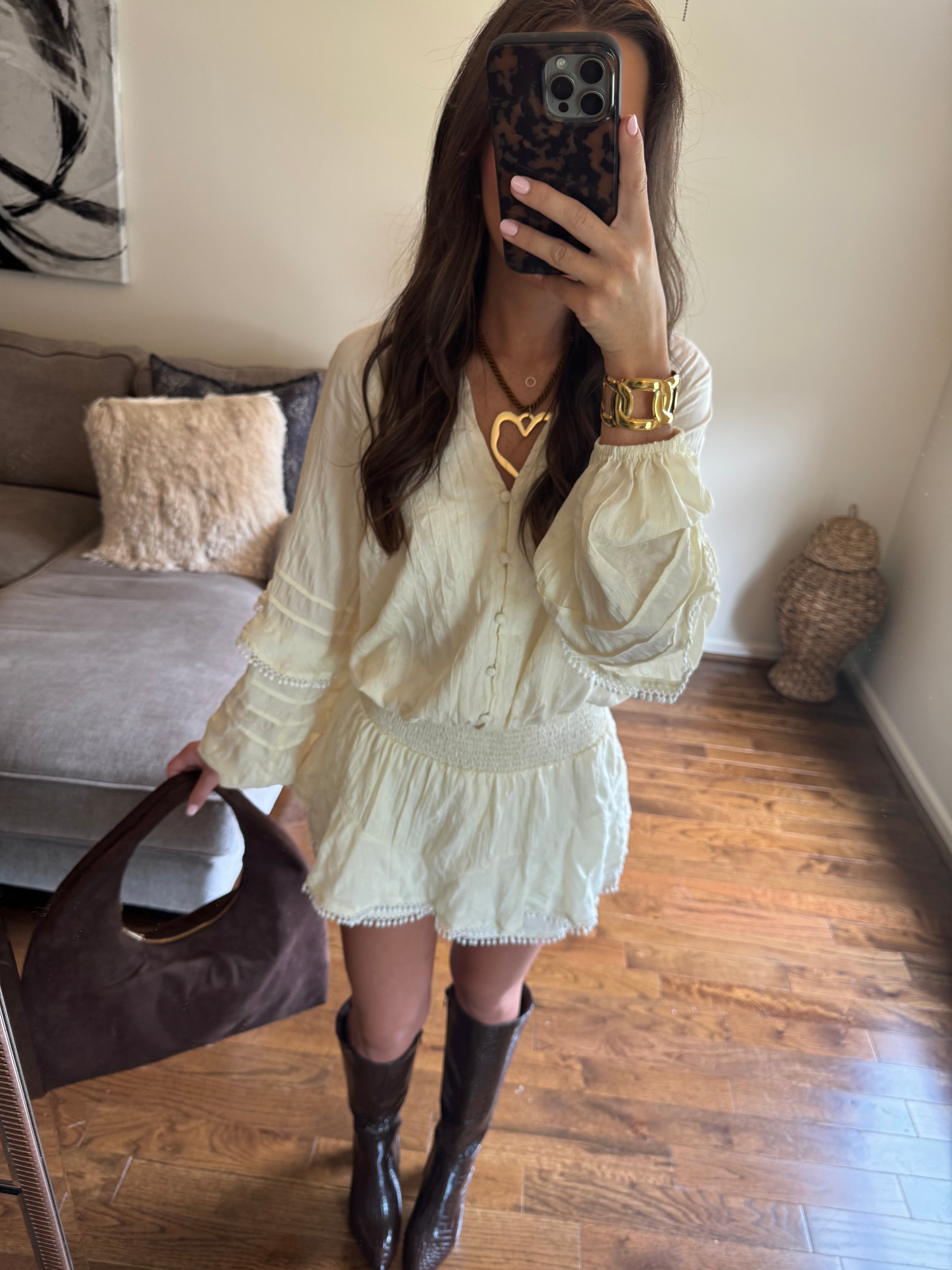Savannah White Romper