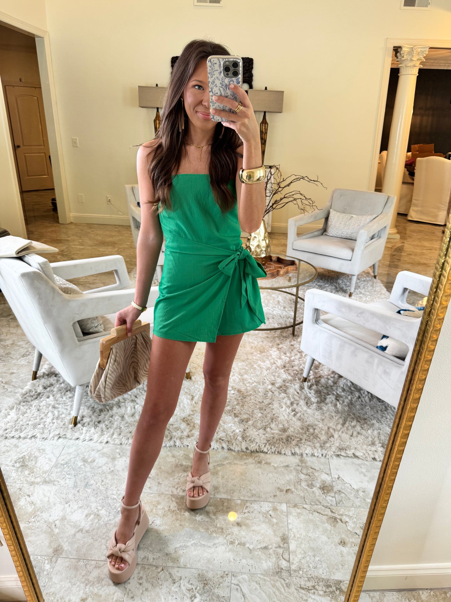 Green Summer Romper