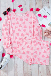 Pink Heart PJ Set