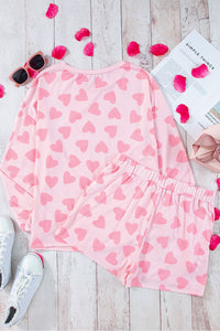 Pink Heart PJ Set