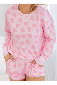 Pink Heart PJ Set